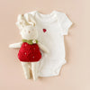 Strawberry Baby Onesie: 0-6 Months