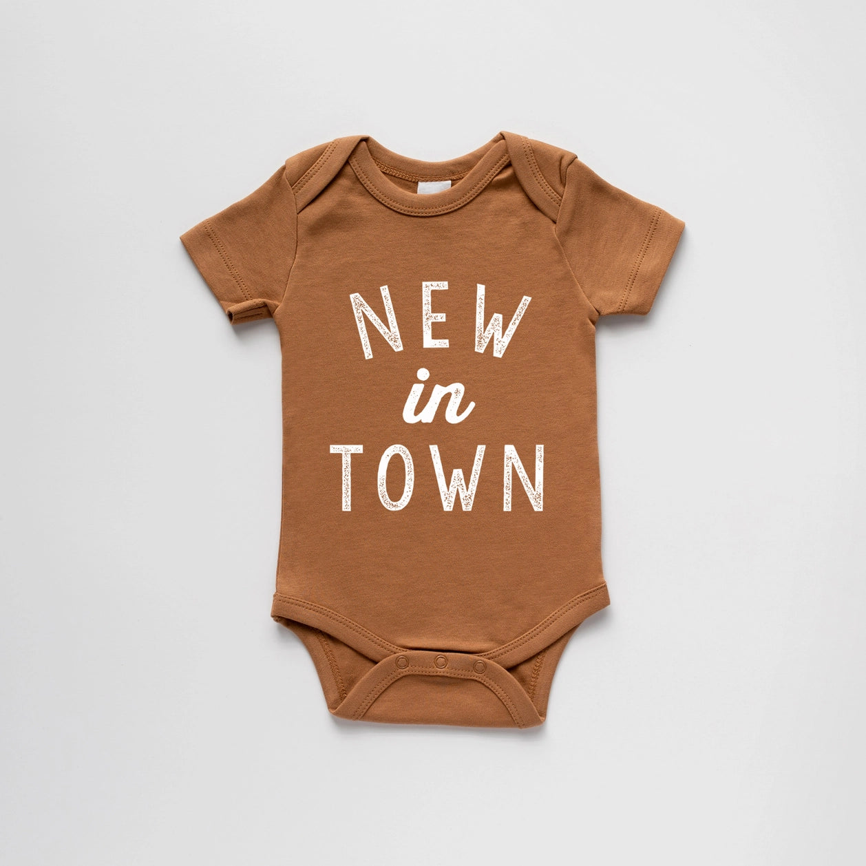 Camel Organic New in Town Bodysuit (0-3 Months)