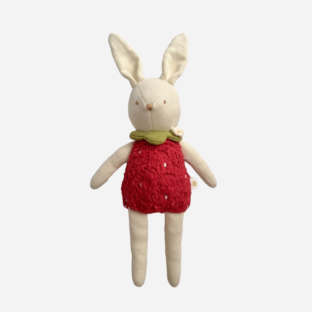 Plush Strawberry Bunny