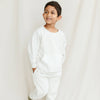 Sherpa Kids Two-Piece Sweatsuit (Alabaster)