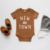 Camel Organic New in Town Bodysuit (0-3 Months)