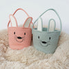 Rope Bunny Easter Basket (Pink)