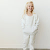 Sherpa Kids Two-Piece Sweatsuit (Alabaster)