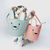 Rope Bunny Easter Basket (Pink)