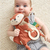 Fox Bitzy Crinkle™ Sensory Toy with Teether