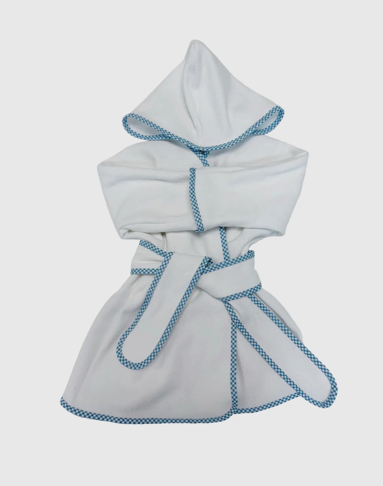 Blue Gingham Toddler Bath Robe