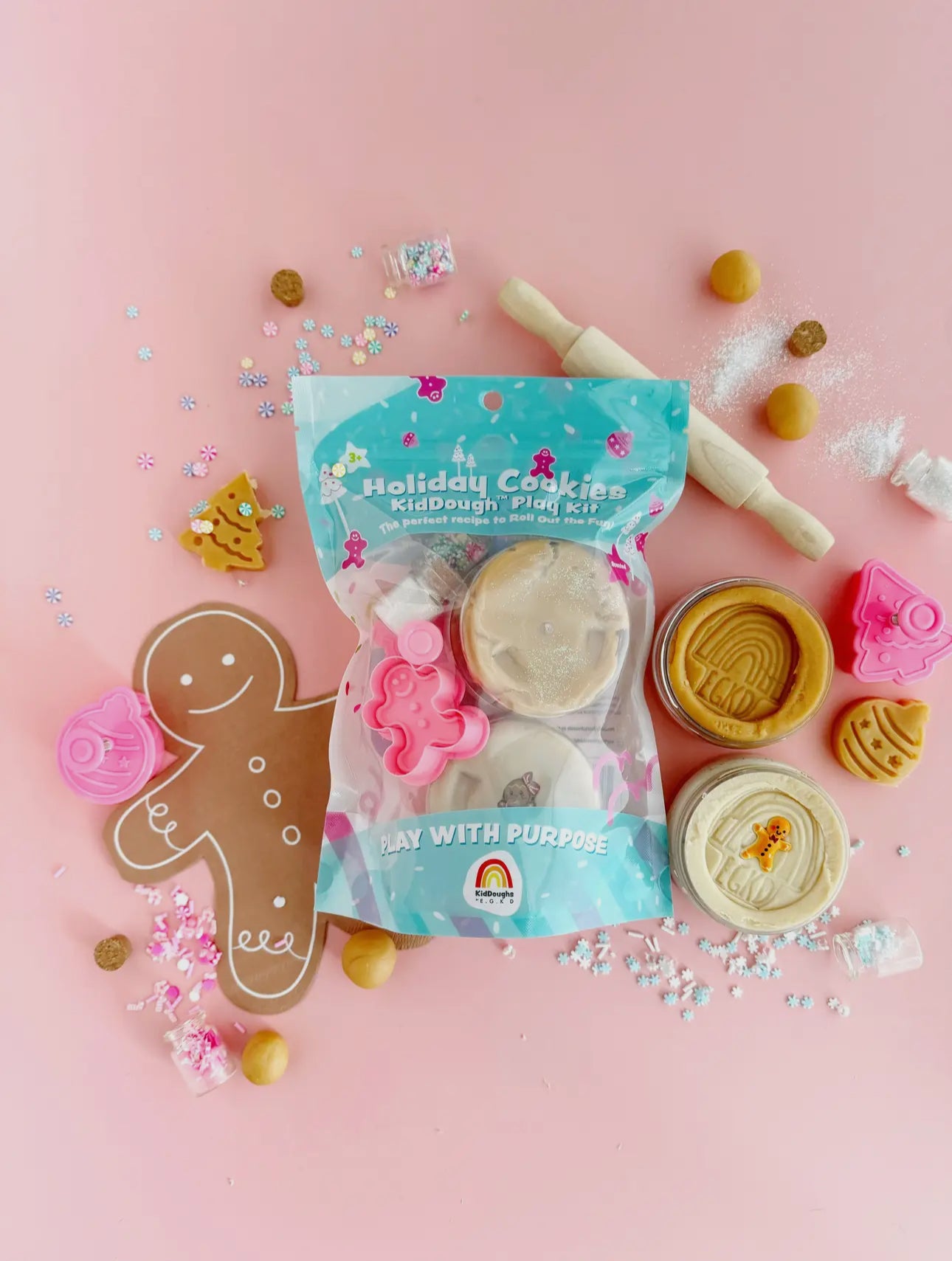 Holiday Cookie Playdough Kit