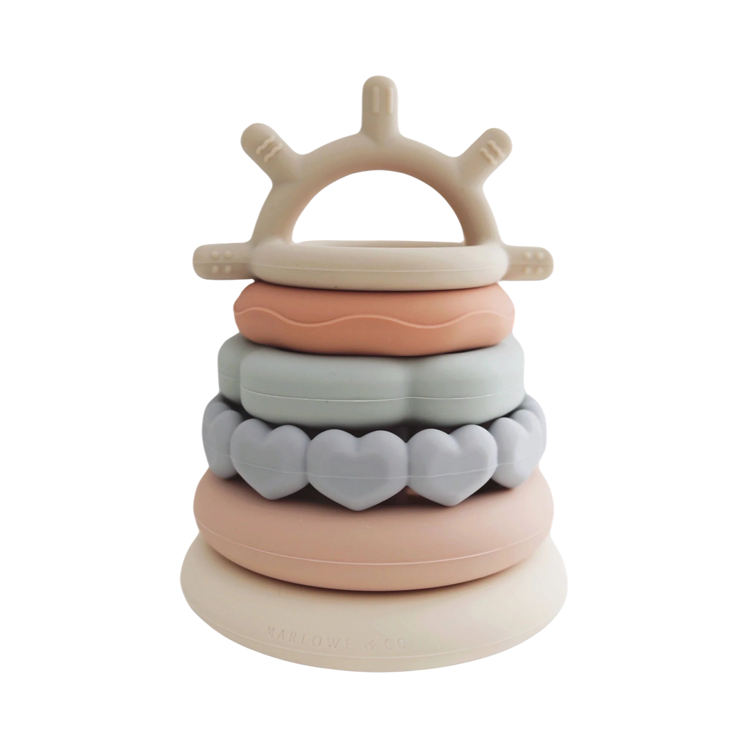 Classic Stacking Teething Ring Toy