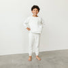 Sherpa Kids Two-Piece Sweatsuit (Alabaster)