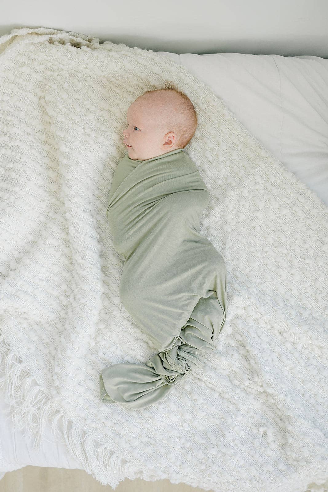 Bamboo Swaddle Blanket (Dried Thyme)