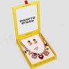 Red Heart Gem Necklace Set