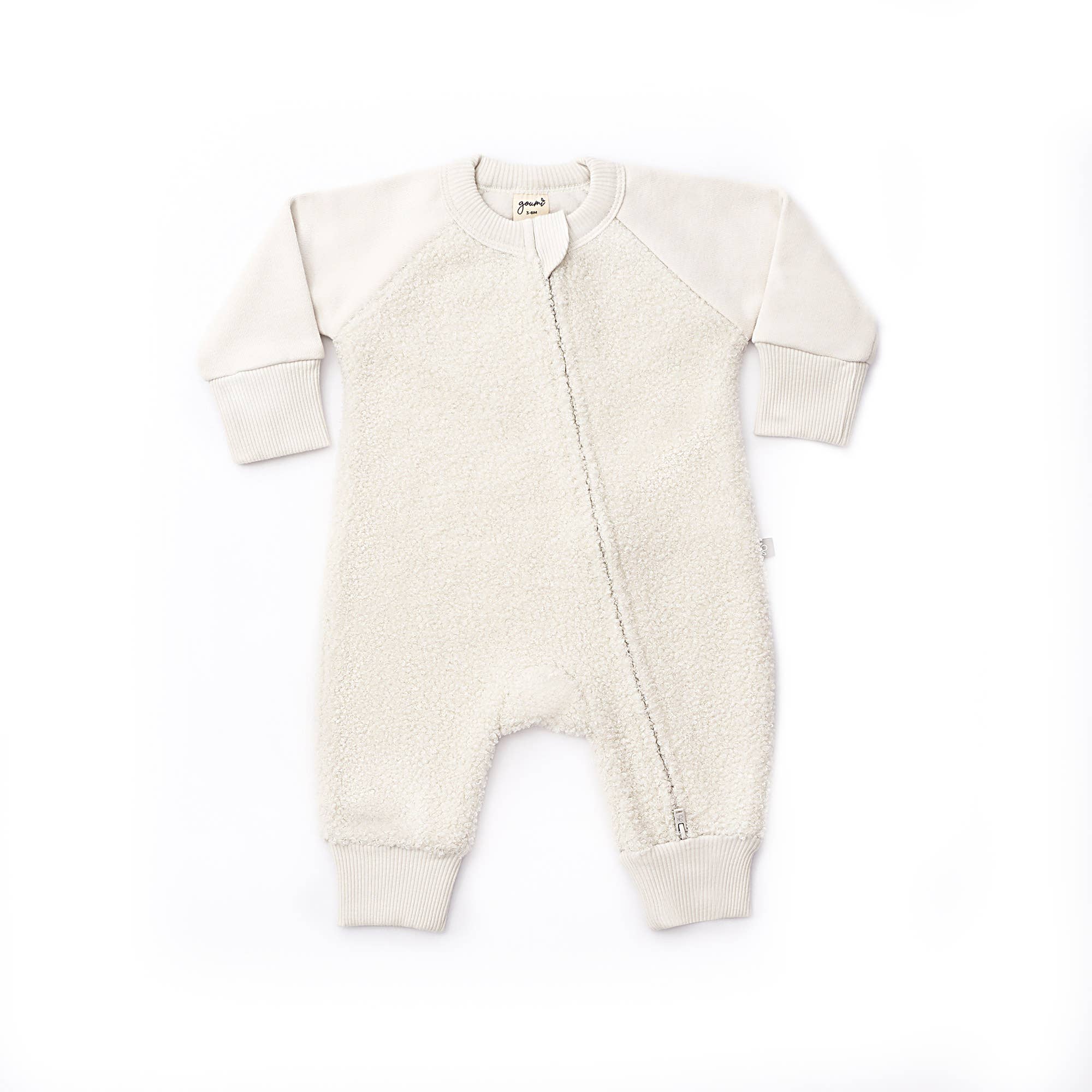 Sherpa Baby Bunting Two-Way Zip Onesie